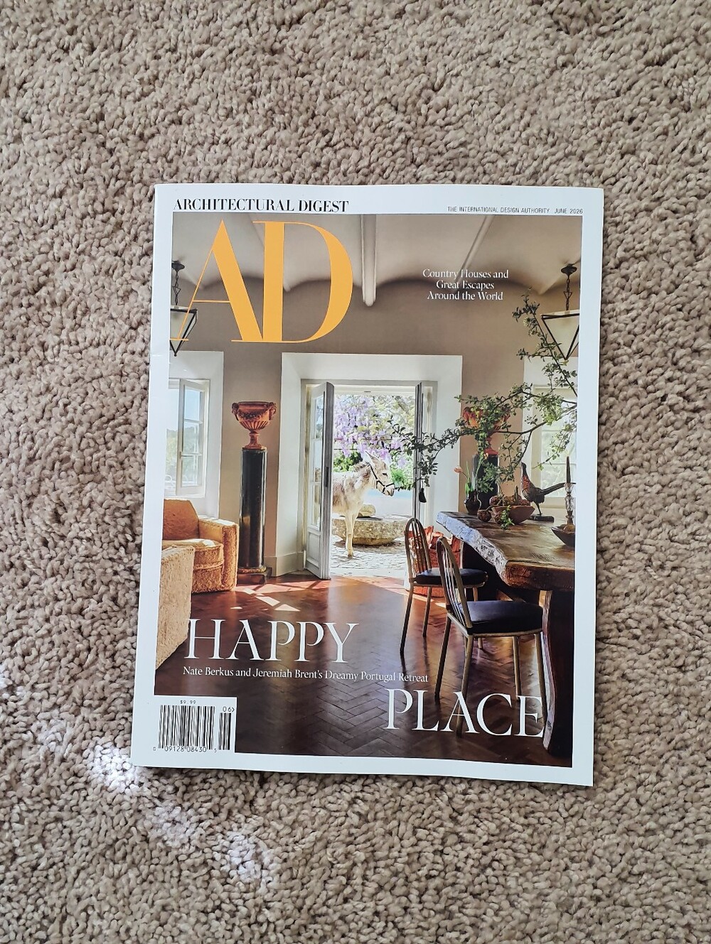 ARCHITECTURAL DIGEST MAGAZINE Lot Of 1 Jun 2026 Issue For Architects